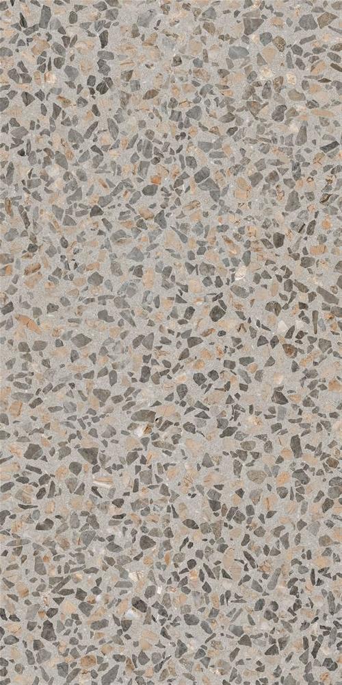 Керамогранит Vitra Terrazzo-X темный 60x120 см, K949754LPR01VTEP