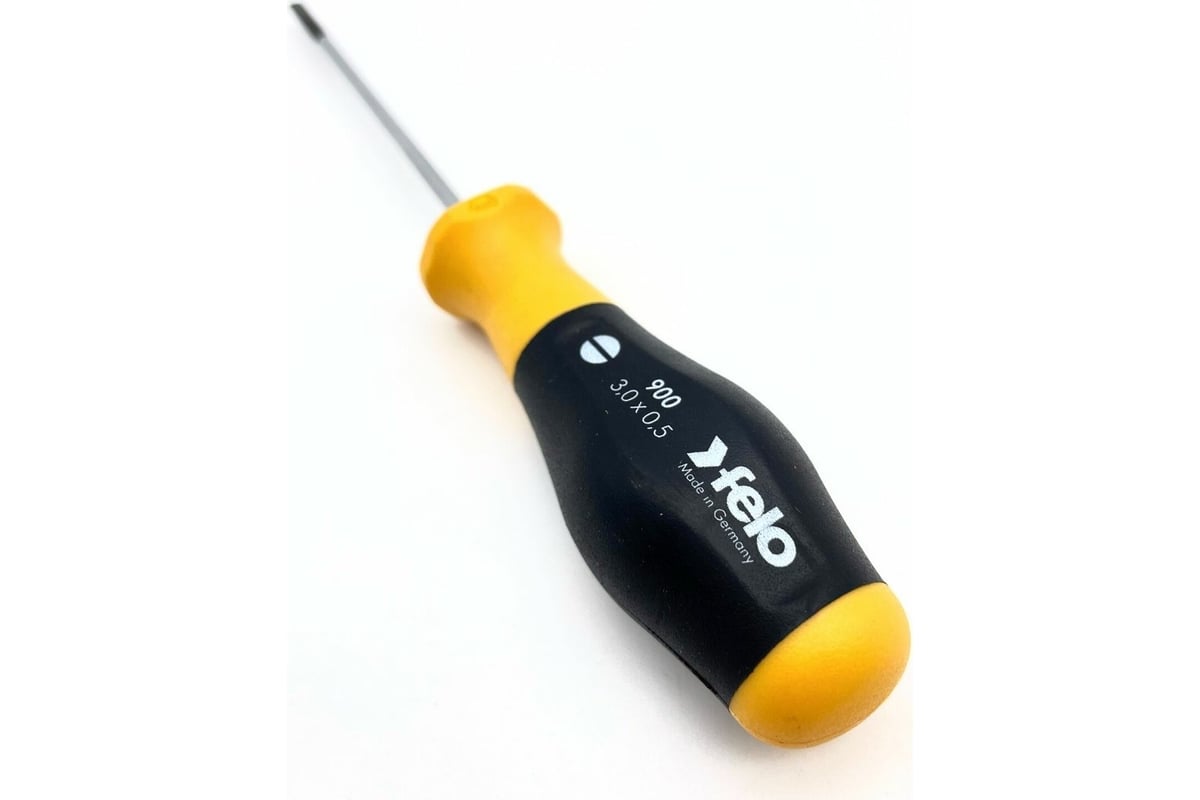 Шлицевая отвертка Felo SL3,0x0,5x80 90003210