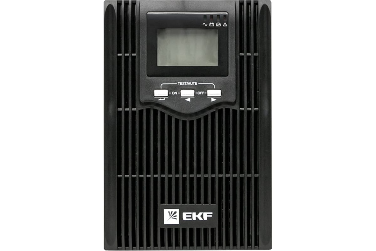 Линейно-интерактивный источник бесперебойного питания EKF E-Power PSW 600 1000 ВА PROxima, напольный, c АКБ 2x12В_7 Ач PSW-610-TB