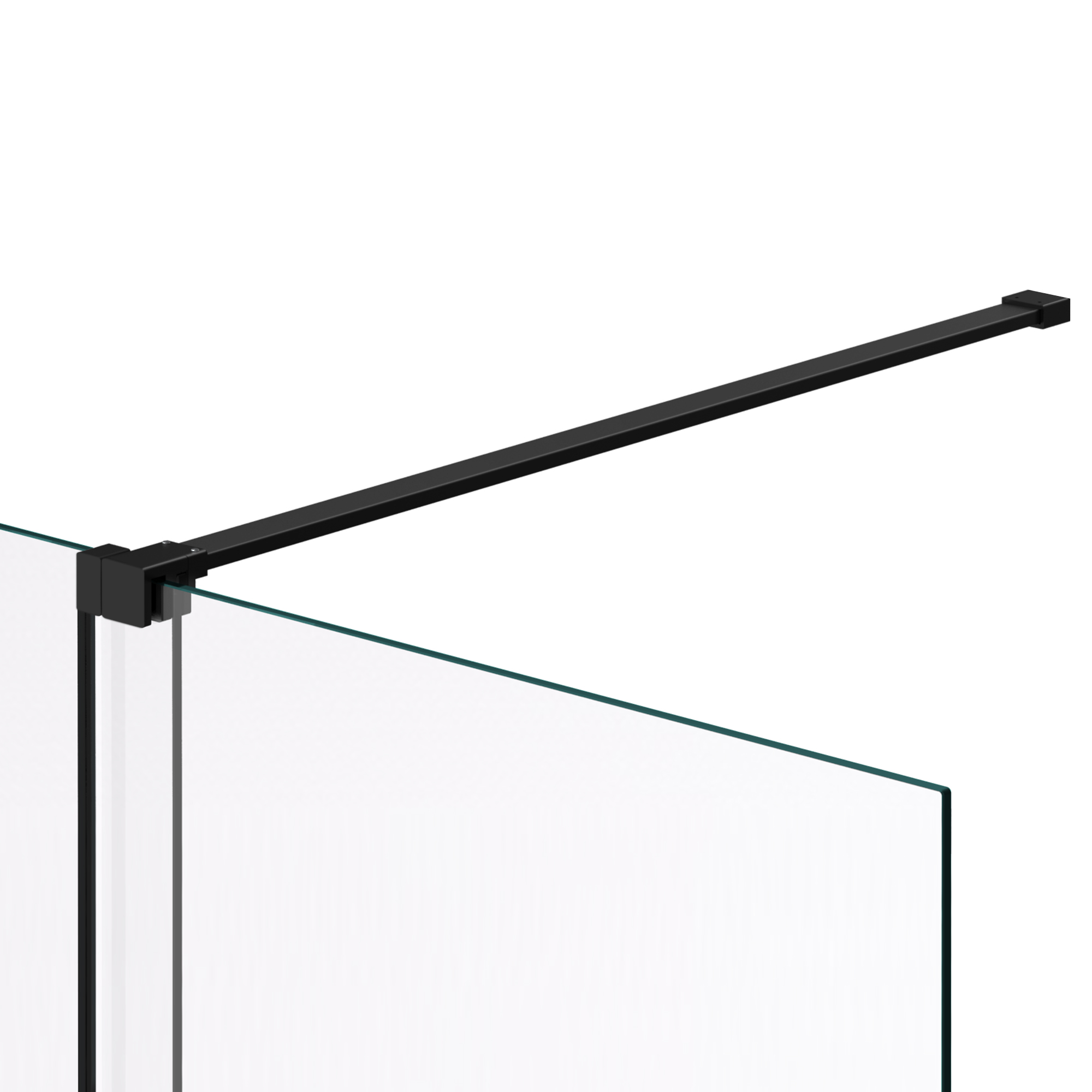 Душевая перегородка Vincea Walk-In VSW-1WSL120CGB 120x200 черный матовый, тонированное