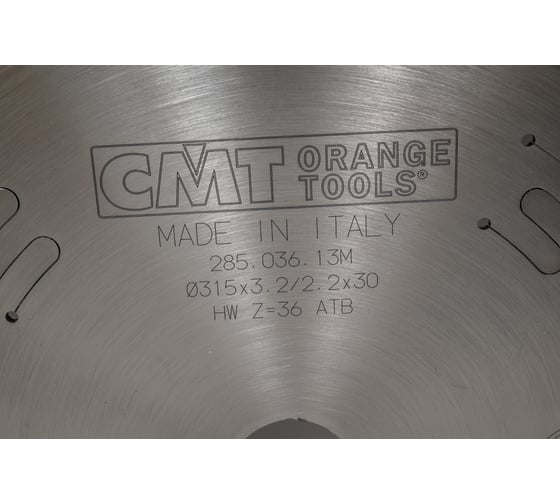 Диск пильный по дереву (315х30х3.2/1.8 мм; Z=36) CMT  285.036.13M