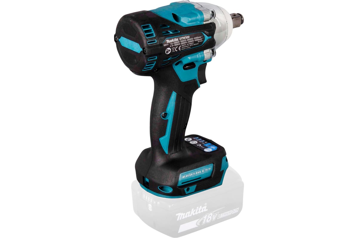 Аккумуляторный ударный гайковерт Makita LXT BL без аккумулятора и ЗУ DTW300Z