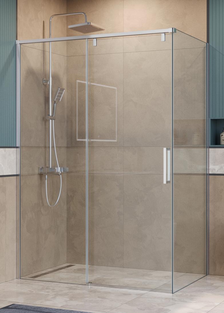 Душевой уголок BelBagno SOFT_CLOSE-1-AH-1-140/90-C-Cr 140x90 прозрачный, хром Душевой уголок BelBagno SOFT_CLOSE-1-AH-1-140/90-C-Cr 140x90 прозрачный, хром