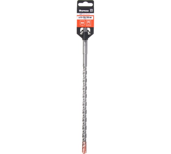Бур 4-х гранный Ермак SDS-plus 10x200/260 мм 654-171