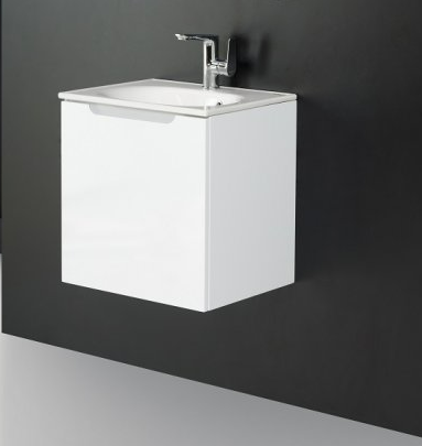 Тумба с раковиной BelBagno Etna 60x46 см, 1 ящик, Bianco Lucido