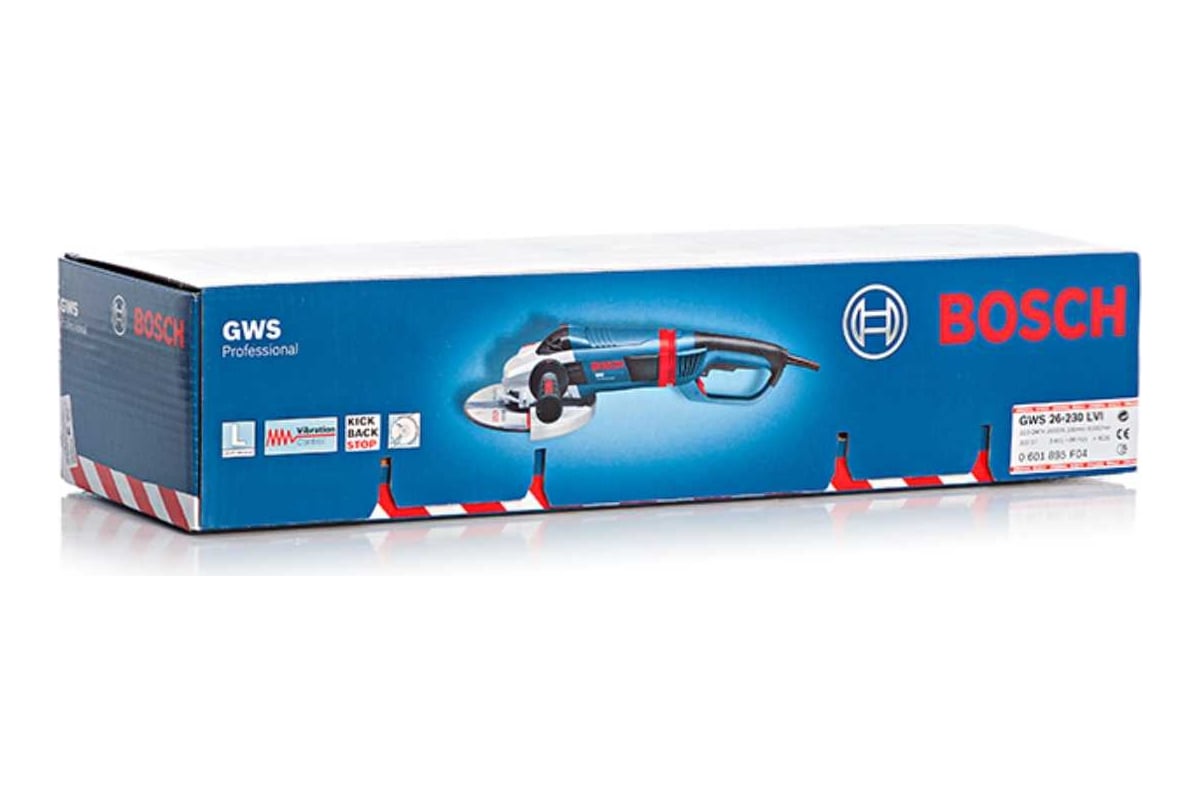 Угловая шлифмашина Bosch GWS 26-230 LVI 0.601.895.F04