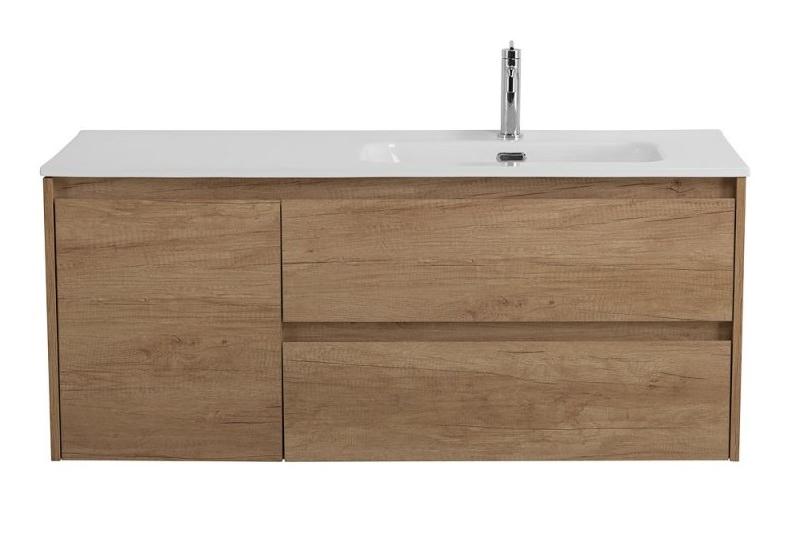 Тумба с раковиной BelBagno Kraft 120 см, 2 ящика, 1 дверца, правая
