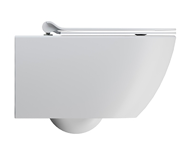 Подвесной унитаз GSI Pura 8815FR209 с креплением 55x36 безободковый, White matt