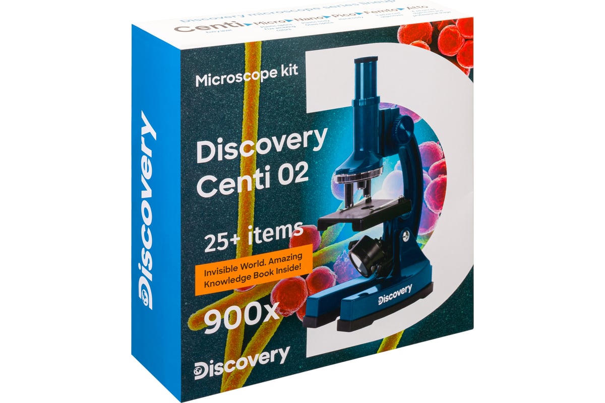 Микроскоп Discovery Centi 02 с книгой 78241