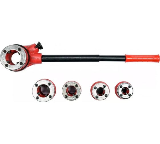 Резьбонарезной сантехнический набор Vorel 3/8"-1,1/4" 5 шт. 55820