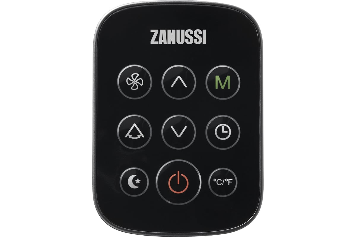 Мобильный кондиционер Zanussi Massimo Solar Black ZACM-09 MS-H/N1 Wi-Fi Black НС-1294913