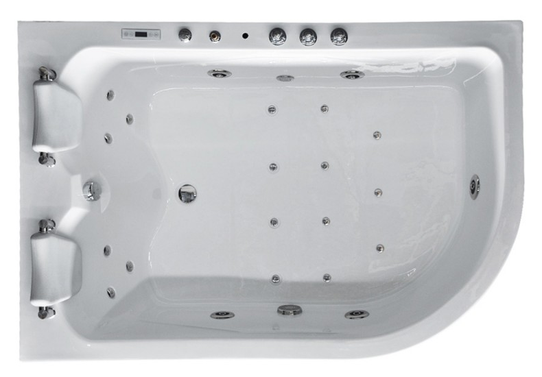 Акриловая ванна Grossman GR-18012L 180x120 с г/м левая
