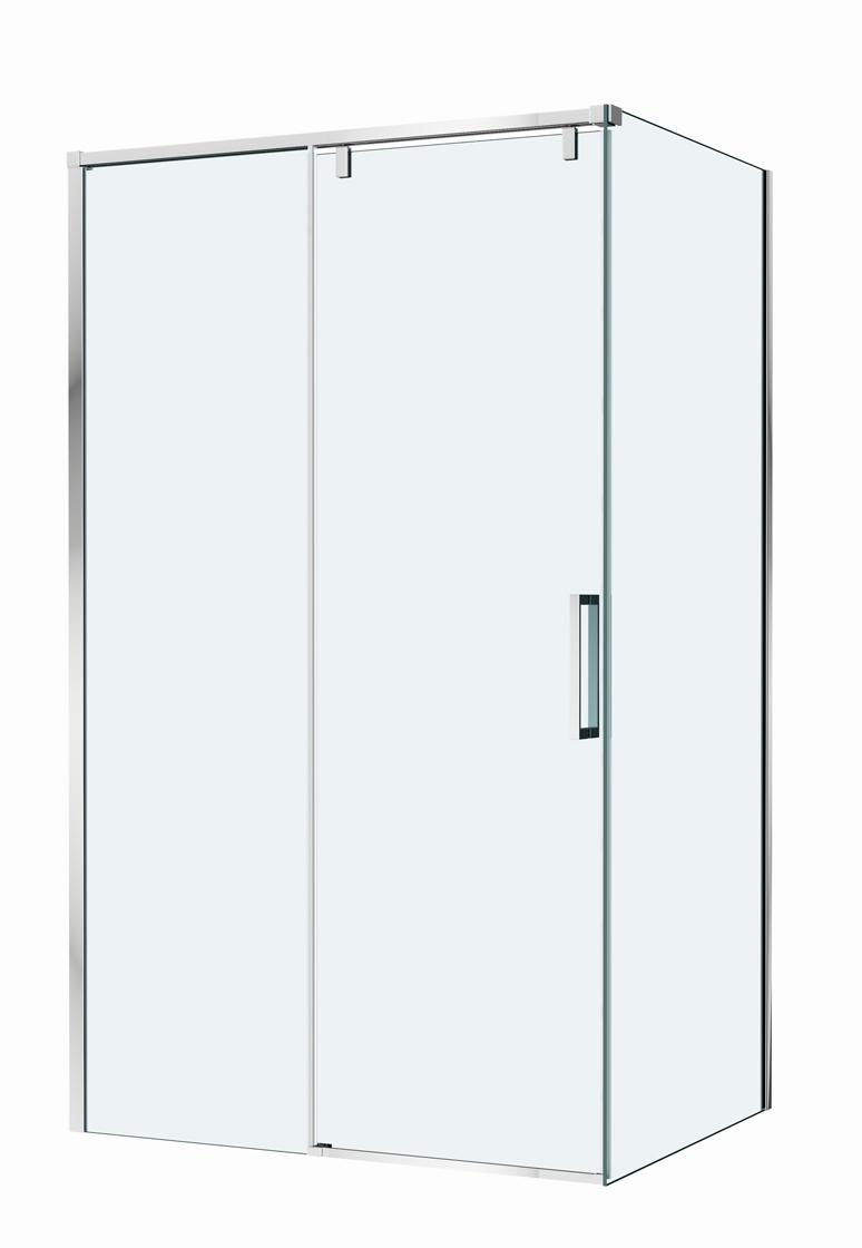 Душевой уголок BelBagno SOFT_CLOSE-1-AH-1-110/100-C-Cr 110x100 прозрачный, хром Душевой уголок BelBagno SOFT_CLOSE-1-AH-1-110/100-C-Cr 110x100 прозрачный, хром