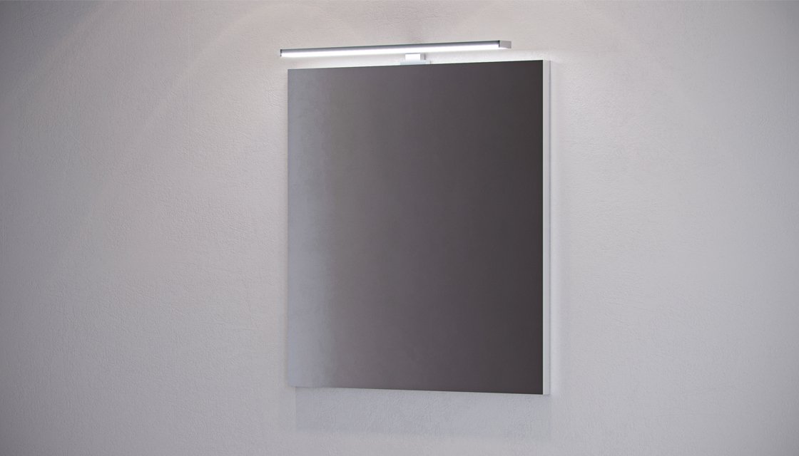 Зеркало Velvex Klaufs 70 см с LED-светильником