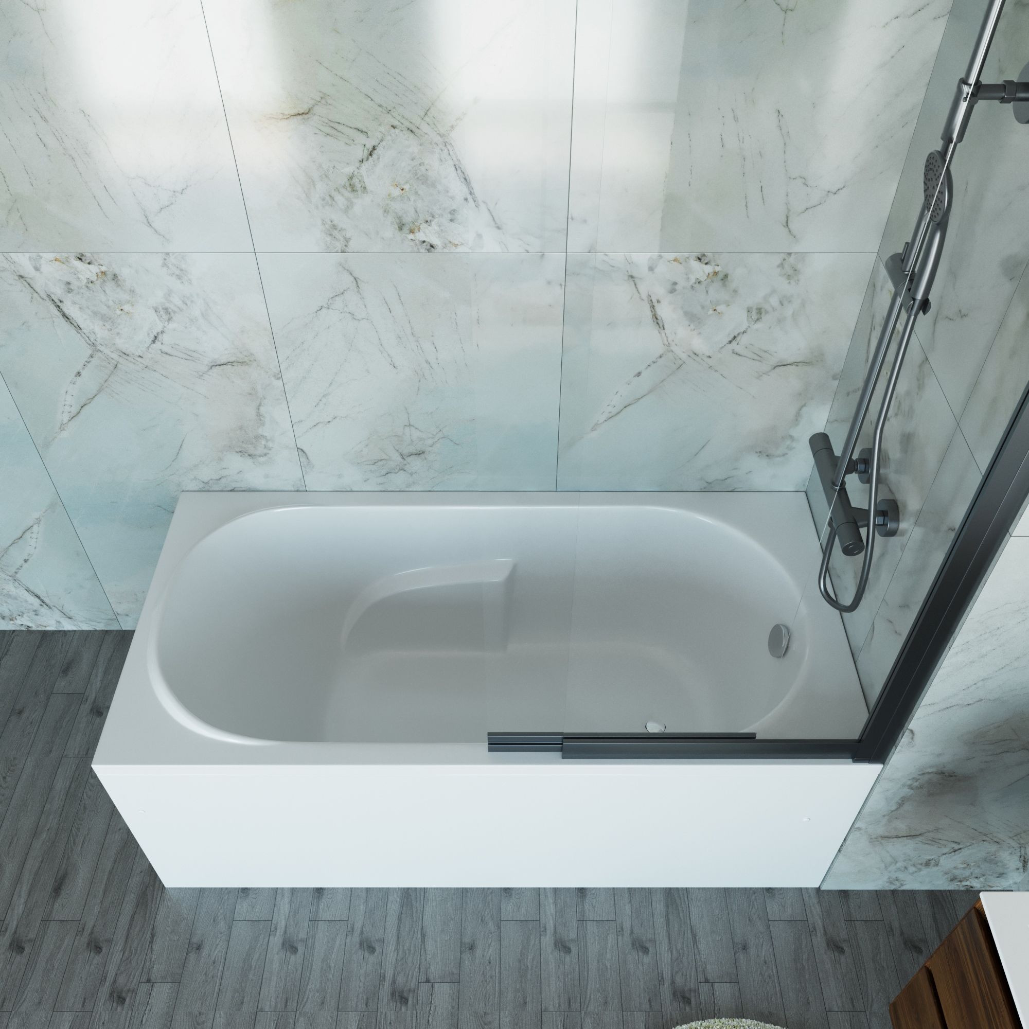 Акриловая ванна Vincea VBT-2A150-LG 150x75 с ножками