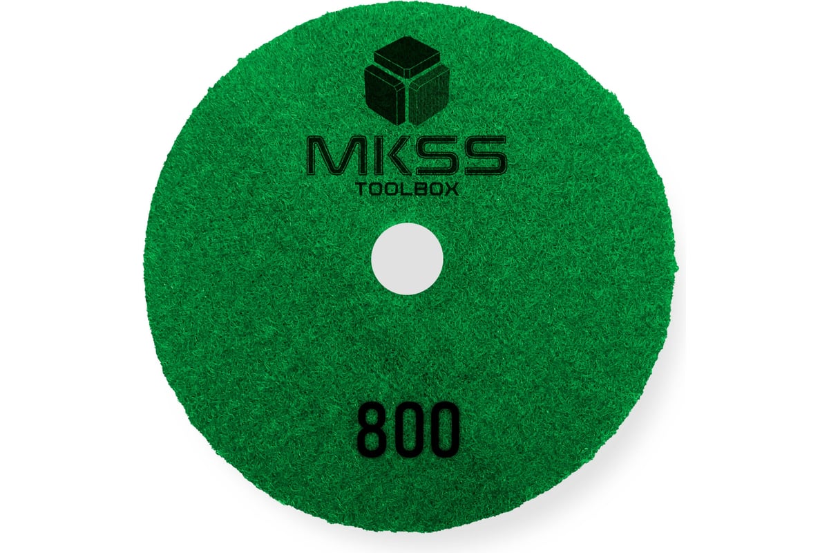 Алмазный гибкий шлифовальный круг MKSS Toolbox MK2606 АГШК Ø100 Р800 для сухой лощения MKSS MK26060800