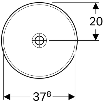 Раковина Geberit VariForm 40 см 500.702.01.2