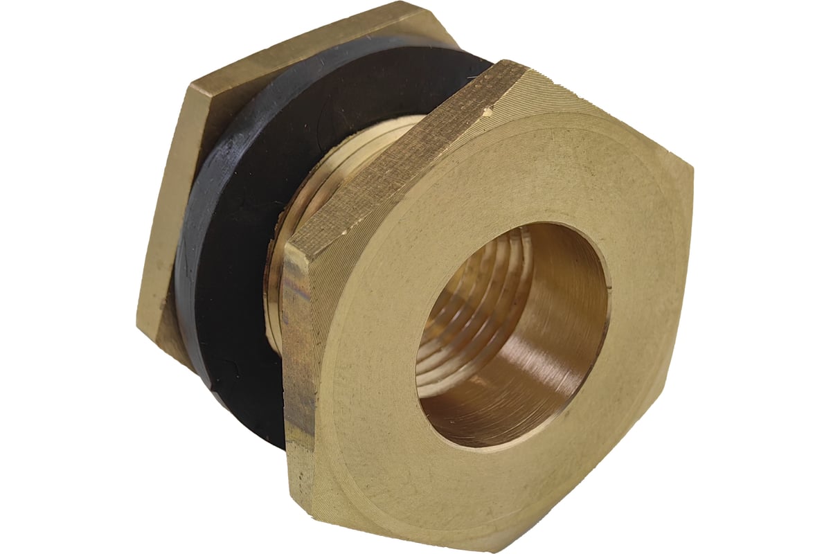 Штуцер для врезки в бочку 1/2" ВР х 3/4" НР HG 1896219