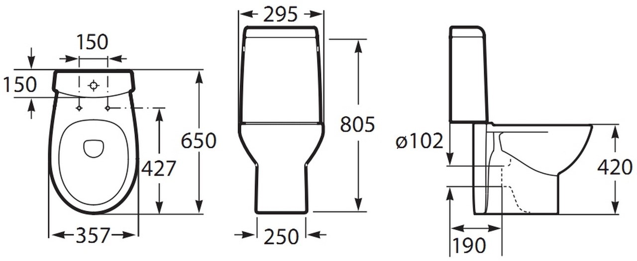 Бачок для унитаза Roca Victoria Nord 341ND0000