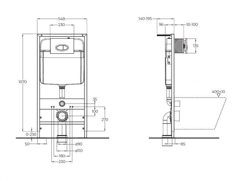 Инсталляция для унитаза BelBagno BB026