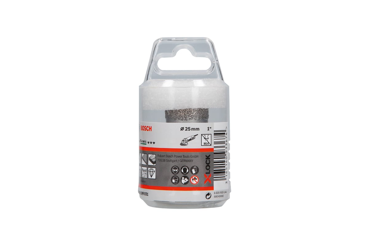 Алмазная коронка Dry Speed X-LOCK 25 мм Bosch 2608599031