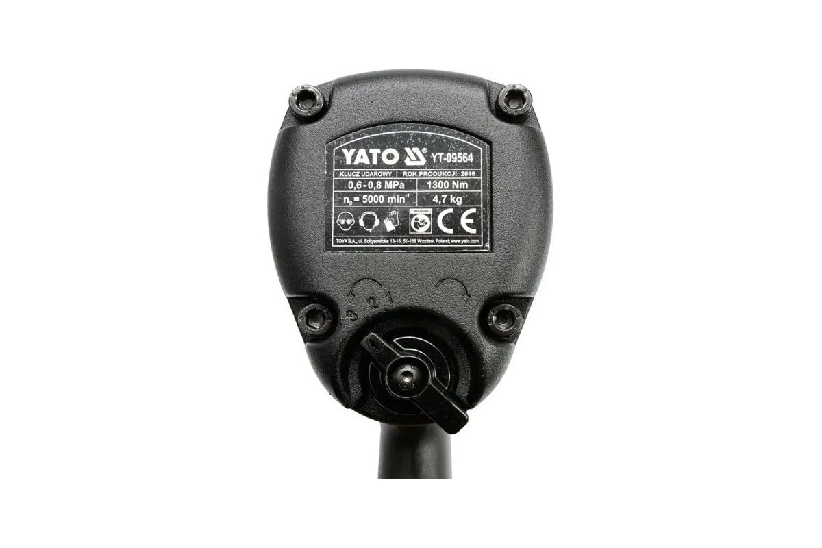 Пневматический гайковерт Yato 3/4", 1300 Нм YT-09564