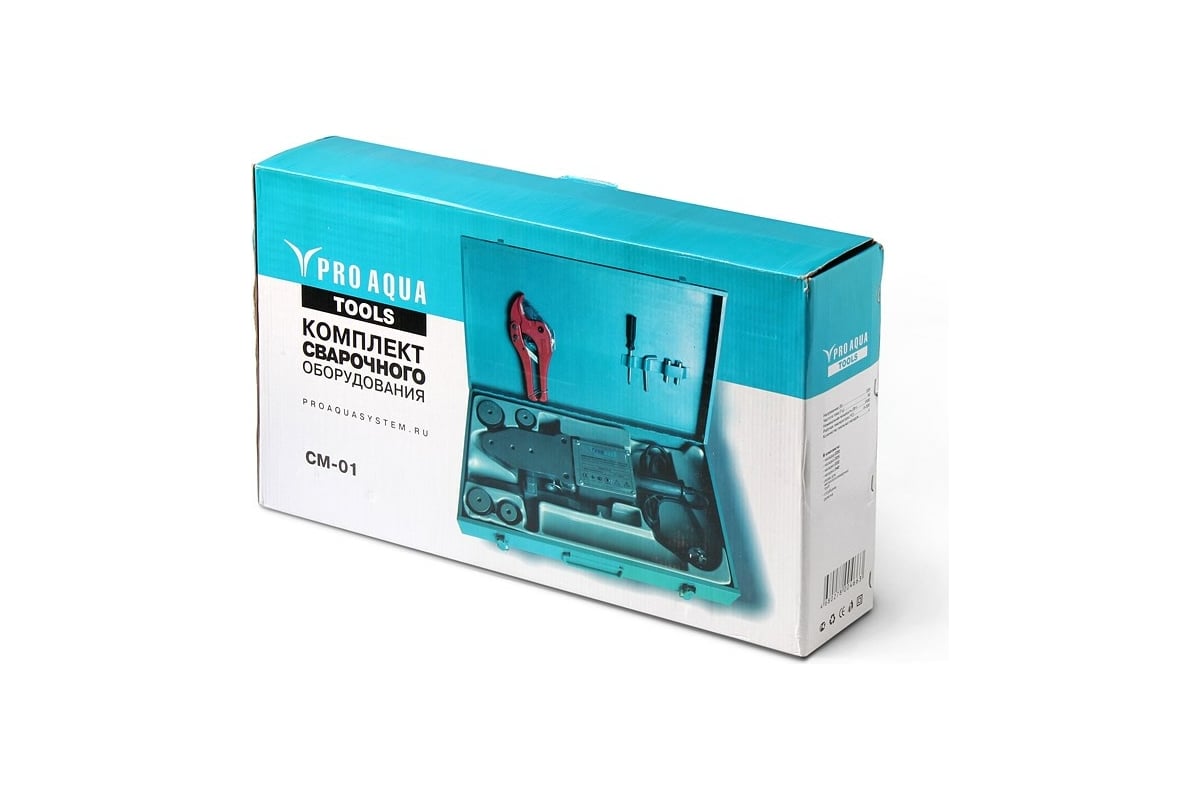Комплект сварочного оборудования PRO AQUA PP-R 1500 Вт CM-01b