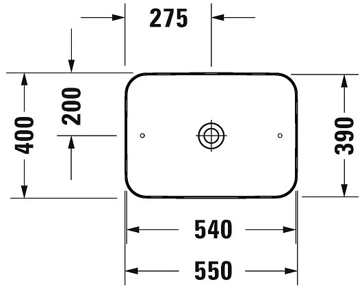 Раковина Duravit Cape Cod 23475500001 55 см