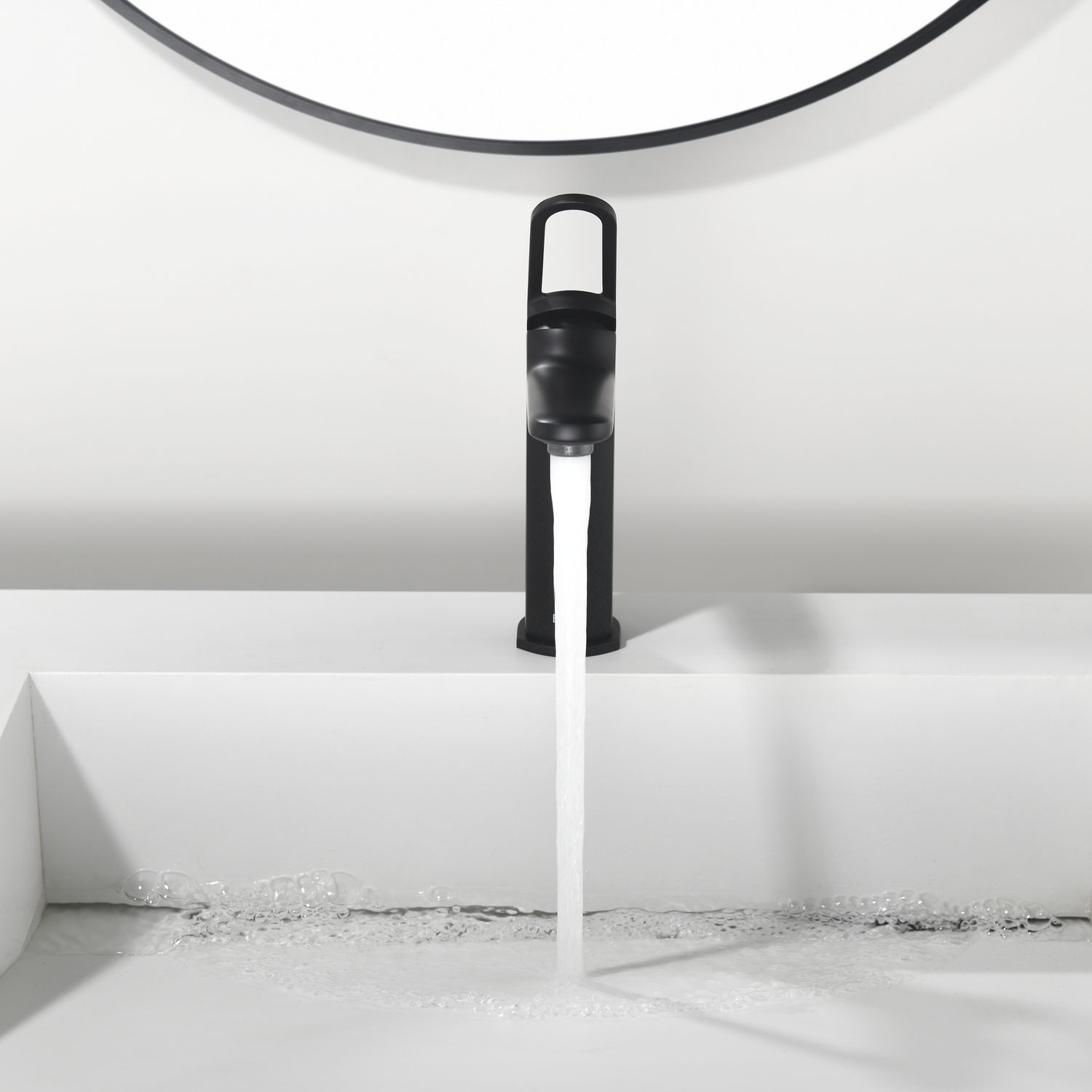 Смеситель для раковины Black&White Gravity GF-7109-MB черный матовый