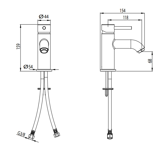 Смеситель для раковины M&Z Ditirambo DRB00208