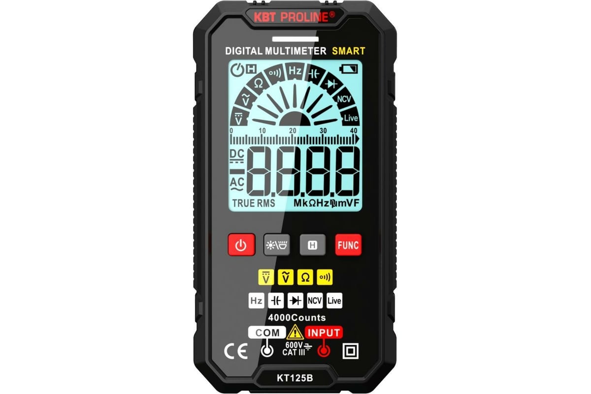 Цифровой мультиметр КВТ SMART KT 125В PROLINE 86325