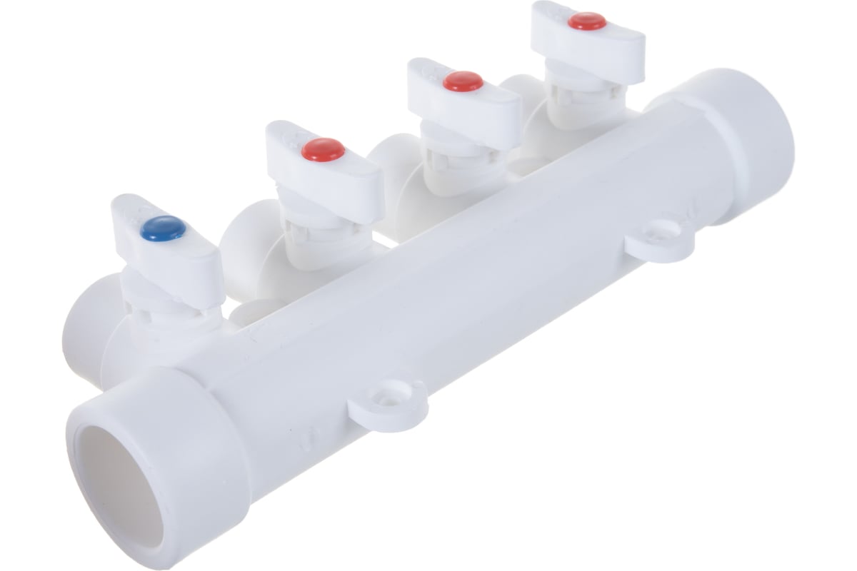 Коллектор с шаровыми кранами Lammin PPR 32х4 Lm31081004032