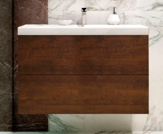 Мебель для ванной Art&Max Verona Push 90 см дуб баррик