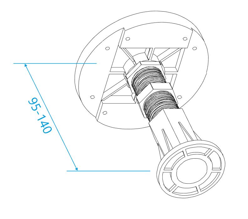 Ножки для поддона RGW N-01 STM, ST, STL