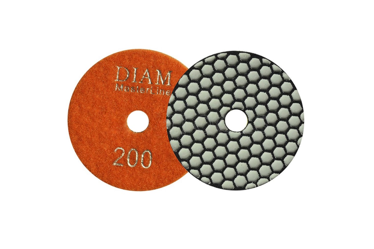 Круг алмазный гибкий шлифовальный АГШК Master Line (100х2 мм; №200; сухая) Diam 567