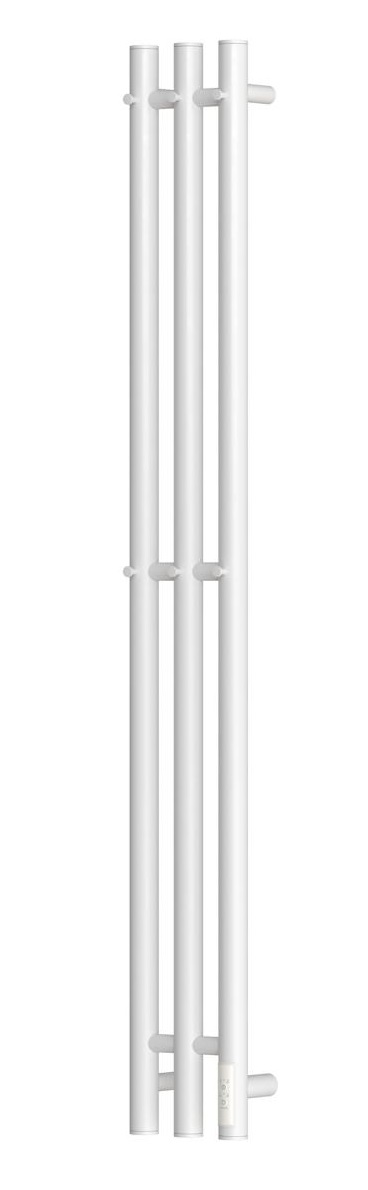 Полотенцесушитель электрический Point Гермес PN12822W П3 120x1200 диммер справа, белый