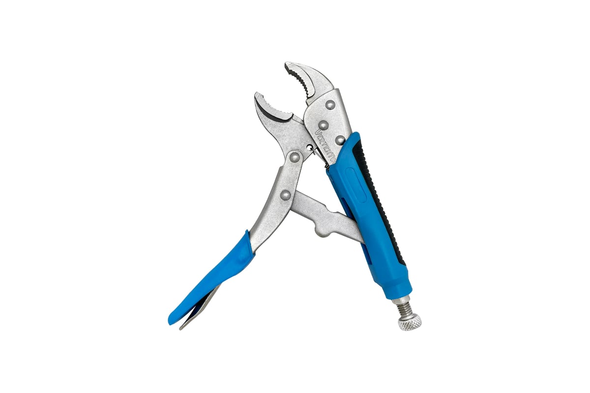 Зажим Vertextools ручной, полукруглый захват 220мм 0035-220