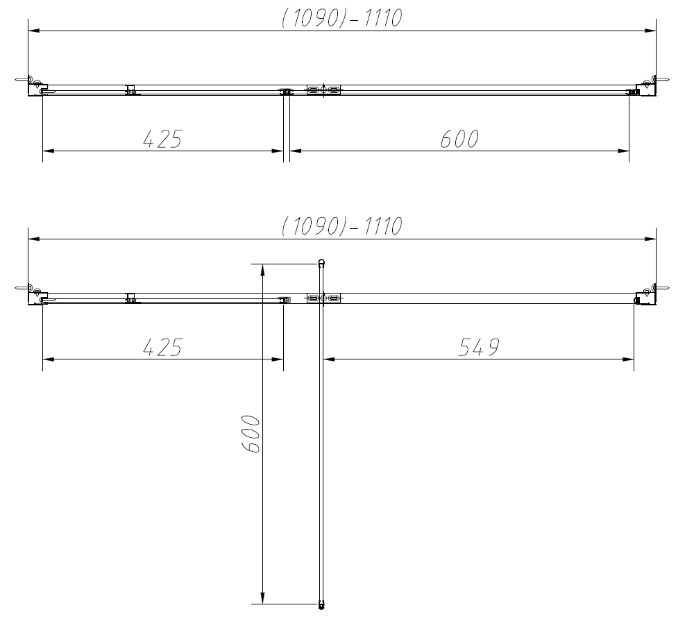 Душевая дверь Vincea Slim-N VDP-4SN110CL 110x195 хром, прозрачная