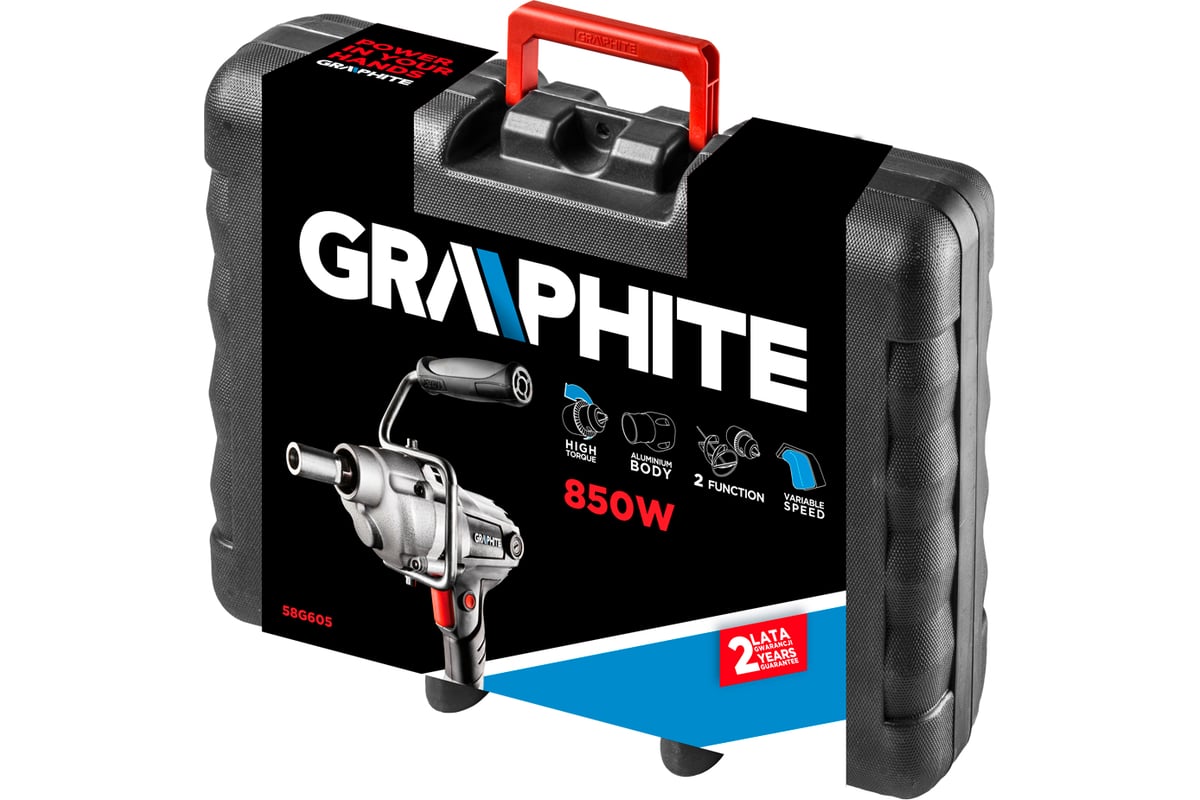 Дрель-миксер Graphite 58G605