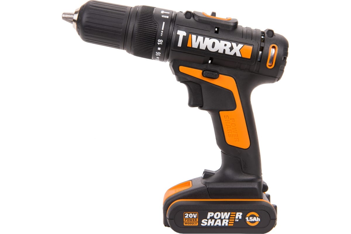 Аккумуляторная ударная дрель-шуруповерт Worx WX371.3