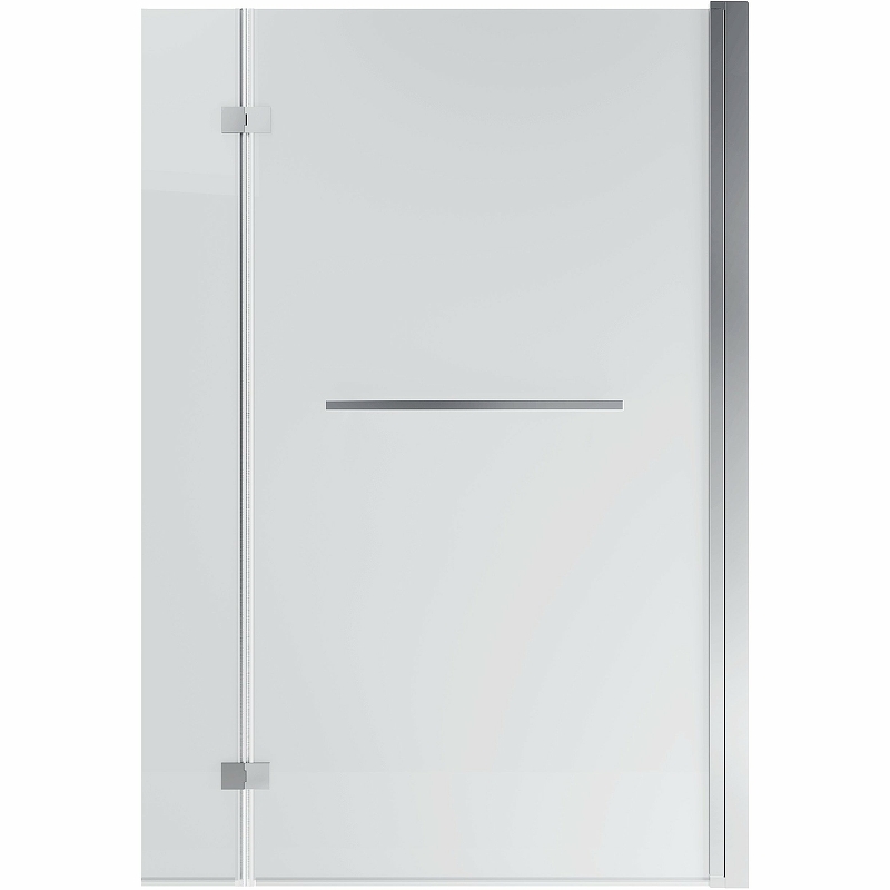 Шторка для ванны Grossman GR-108 80x150 прозрачное, хром