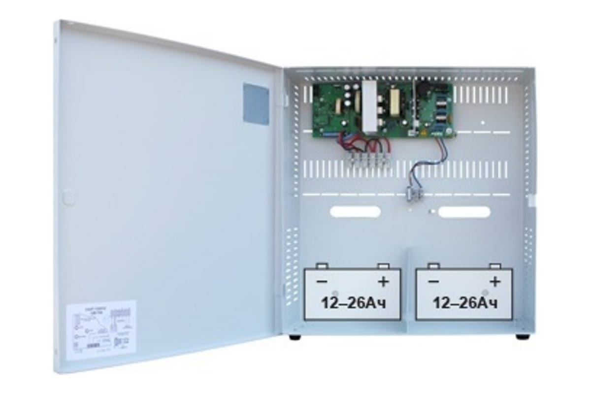 Источник питания Скат СКАТ-2400Р20 ИРП-24/3,5-2x17 24В 3,5А от сети, 24В 10А и 20А от АКБ 2х17-26 50