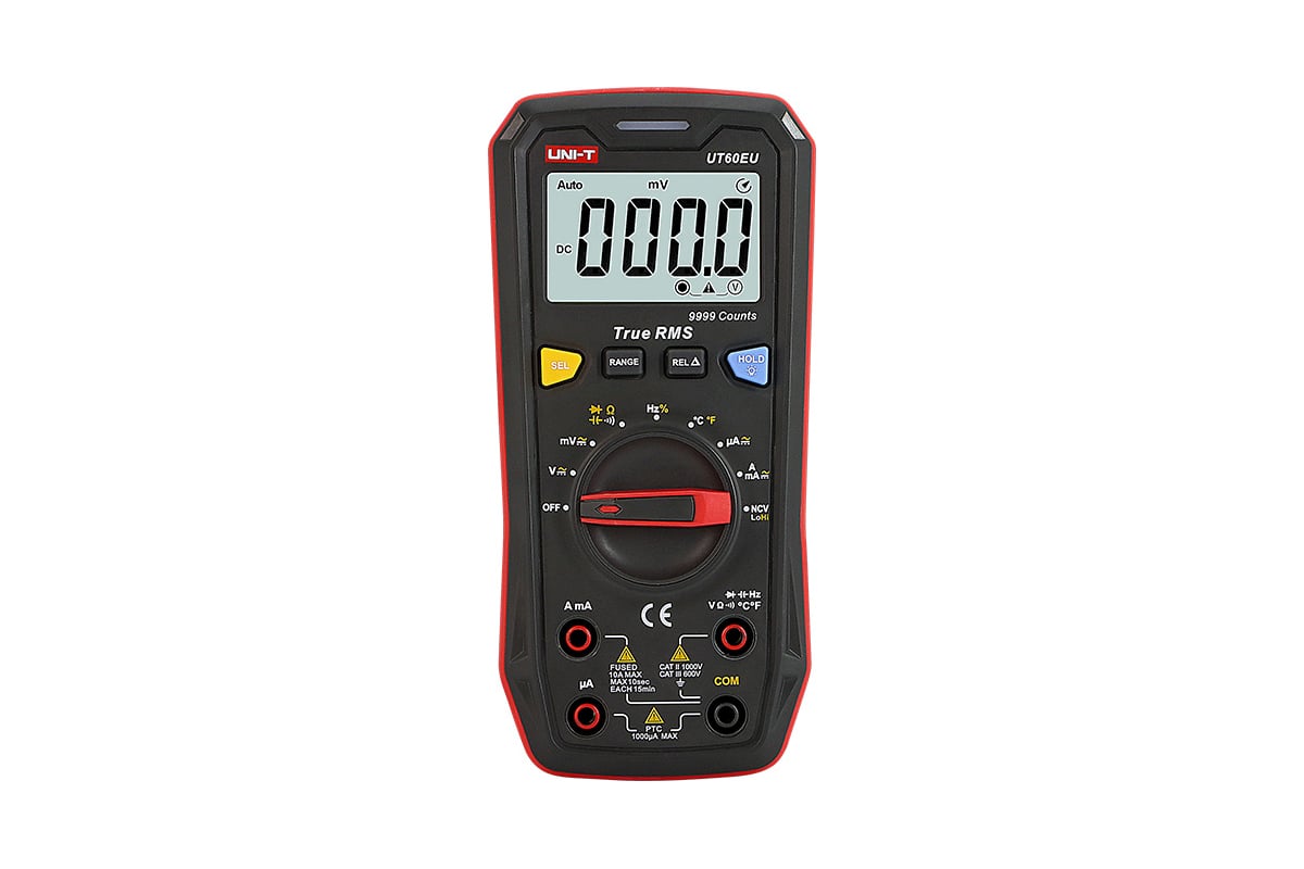Цифровой мультиметр с автодиапазоном UNI-T UT60EU True RMS компактный NCV 00-00012008