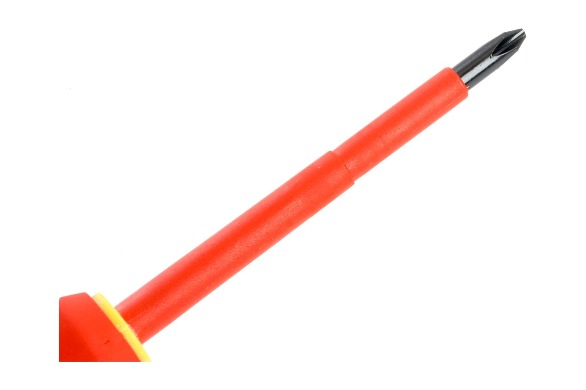Диэлектрическая крестовая отвертка STEKKER Ph 2 х 100 мм, SDE-PH2-100, 39766