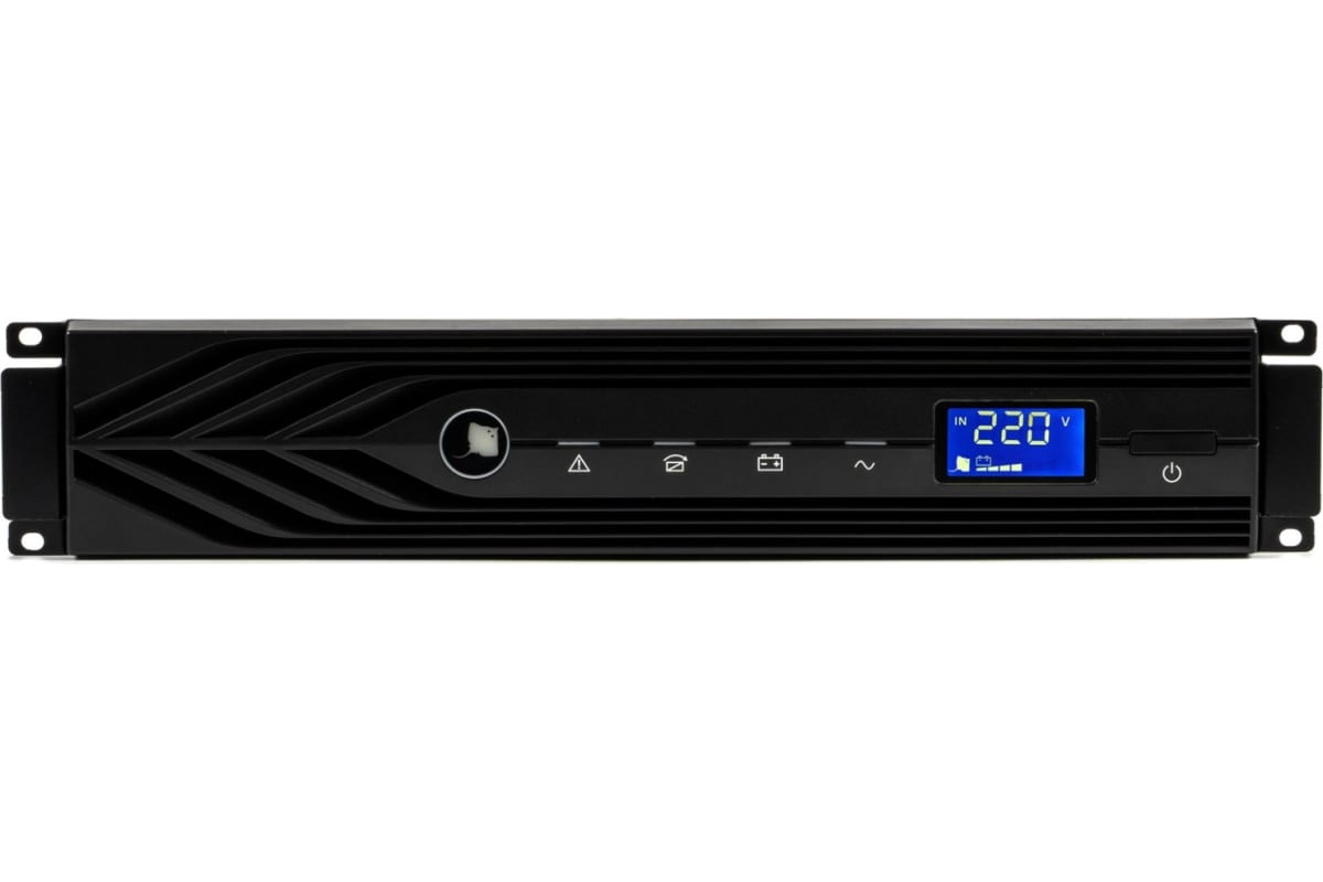 Источник бесперебойного питания Skat -UPS 6000 RACK Источник бесперебойного питания 220В 5.4кВт, 16 АКБ внешние, On-Line синусоида, ток заряда 10А 477