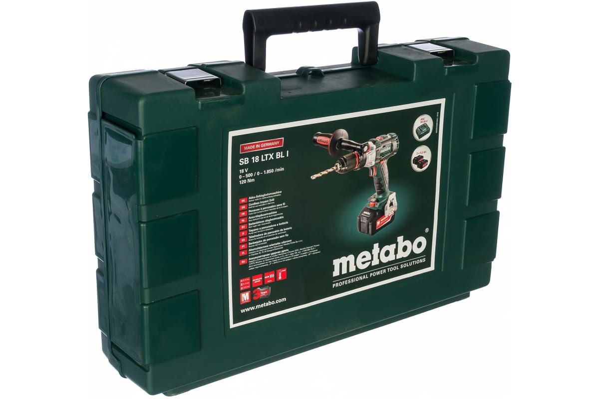 Аккумуляторный ударный винтоверт Metabo SB 18 LTX BL I 602352650