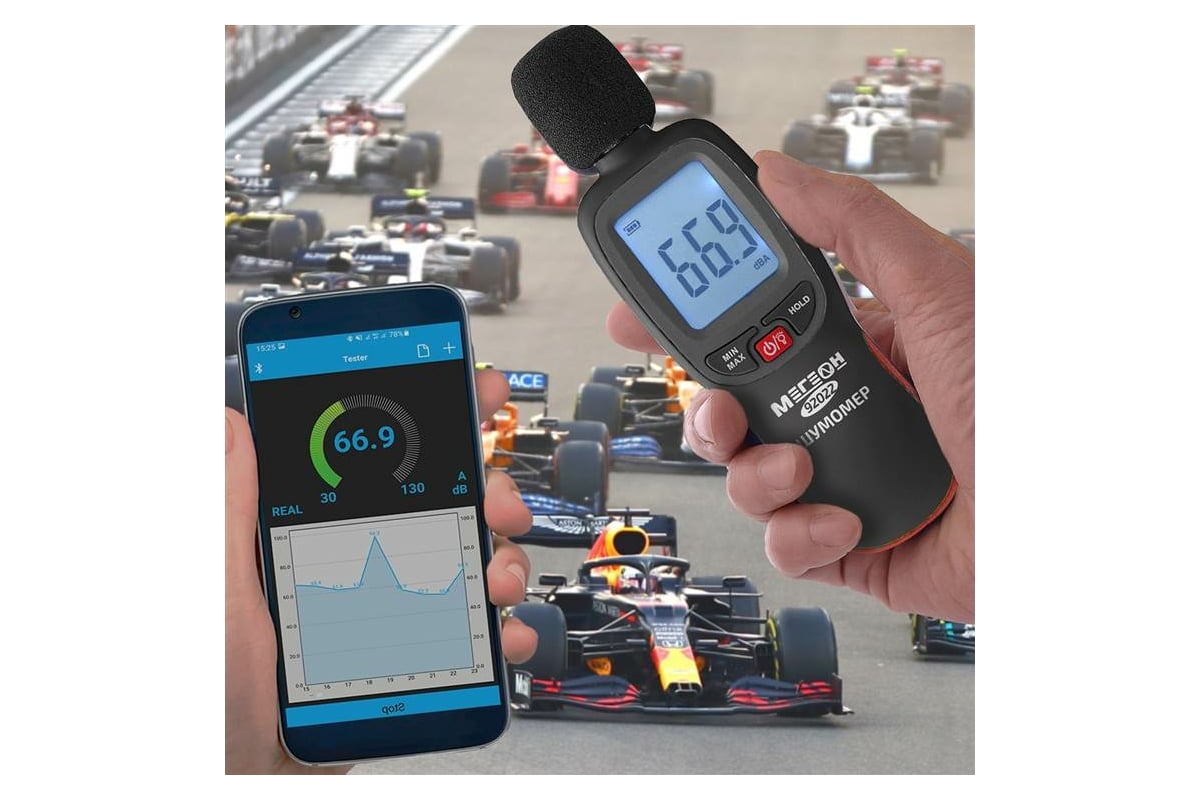Шумомер Мегеон 92022 с Bluetooth к0000034217