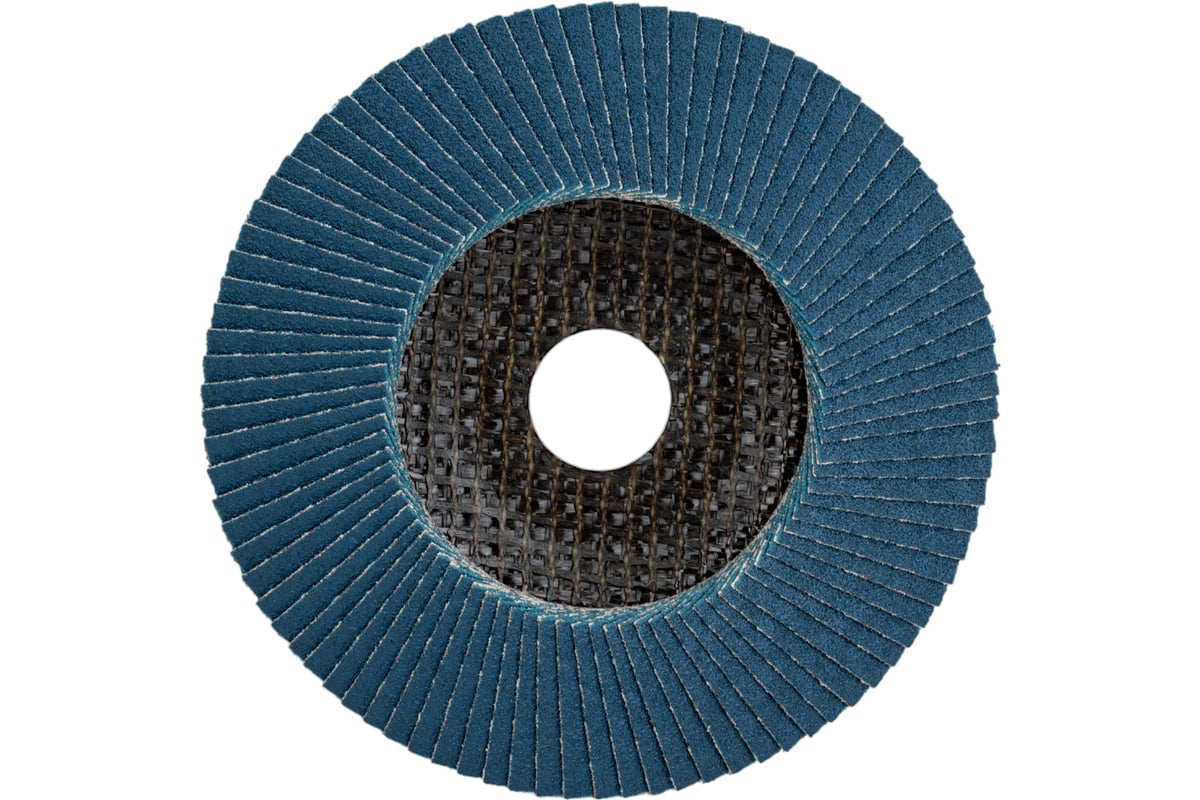 Круг лепестковый торцевой, угловой, цирконат 100% 125х22.2 мм, P-100 ABRAFORM AF-FLAP-CN-125-P100-ZR100