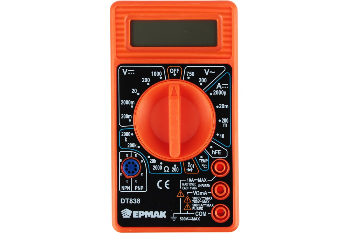 Цифровой мультиметр Ермак DT-838 660-005
