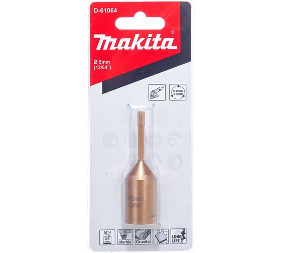 Коронка алмазная (5 мм; M14x2) Makita D-61064